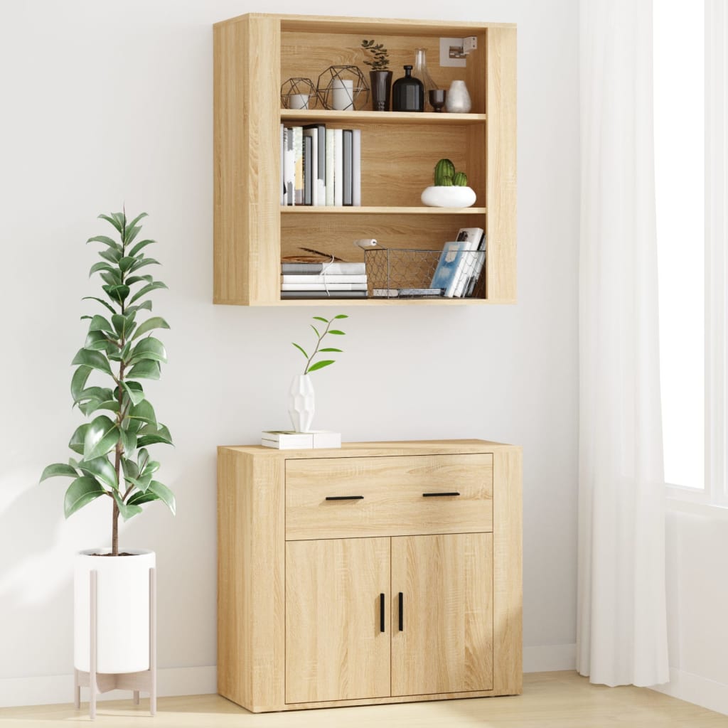 Credenza Rovere Sonoma in Legno Multistrato - homemem39