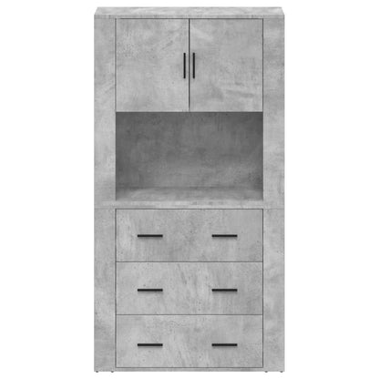Credenza Grigio Cemento in Legno Multistrato