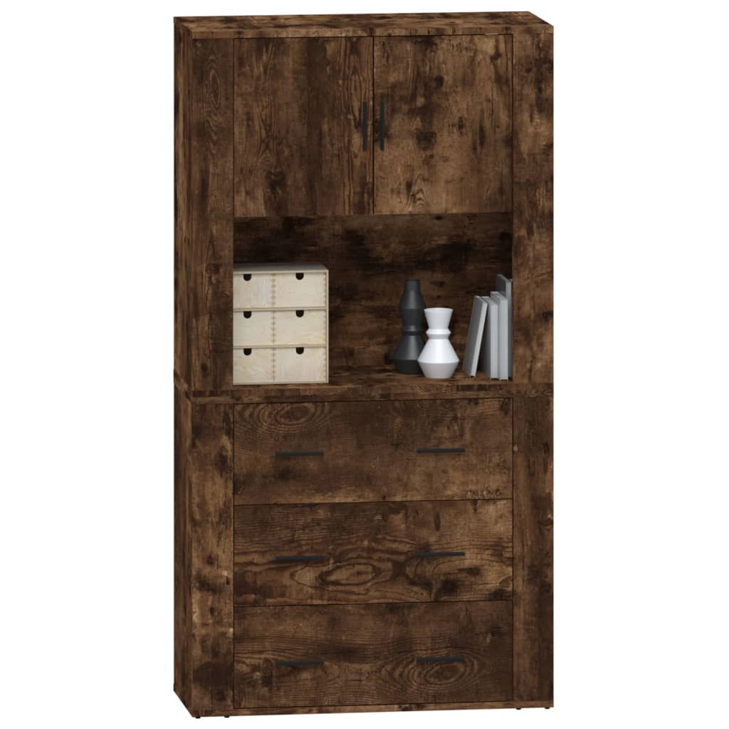 Credenza Rovere Fumo in Legno Multistrato - homemem39