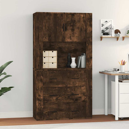 Credenza Rovere Fumo in Legno Multistrato | homemem39