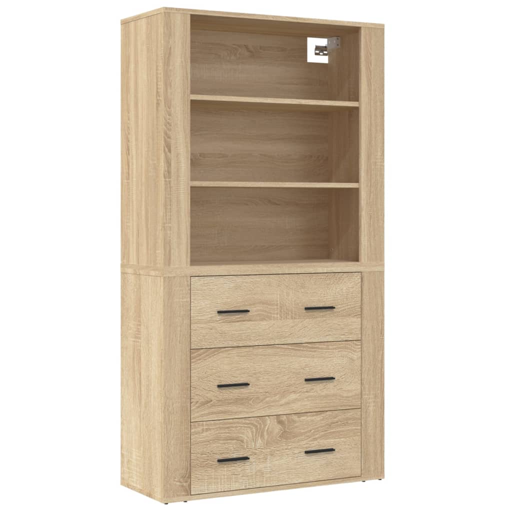 Credenza Rovere Sonoma in Legno Multistrato | homemem39