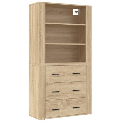Credenza Rovere Sonoma in Legno Multistrato | homemem39