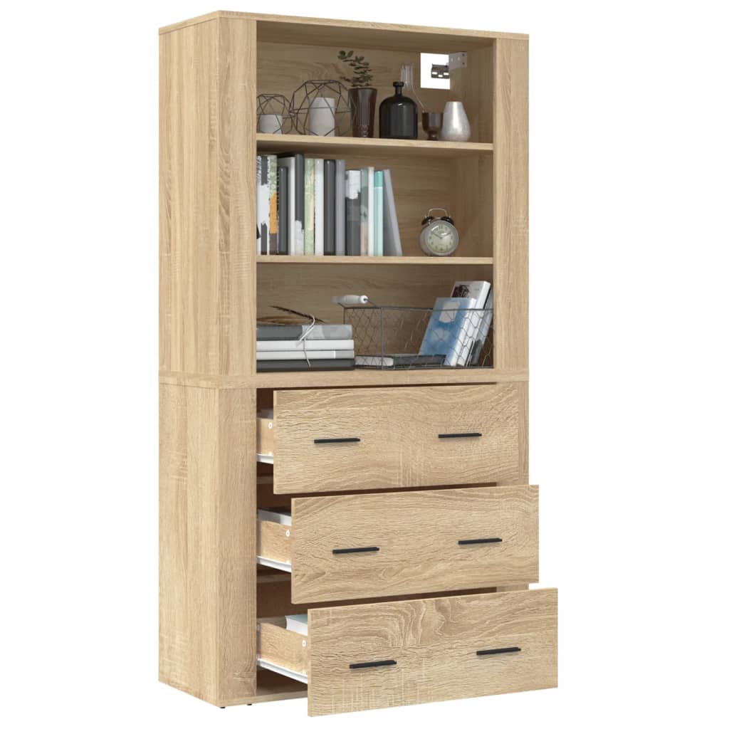 Credenza Rovere Sonoma in Legno Multistrato | homemem39