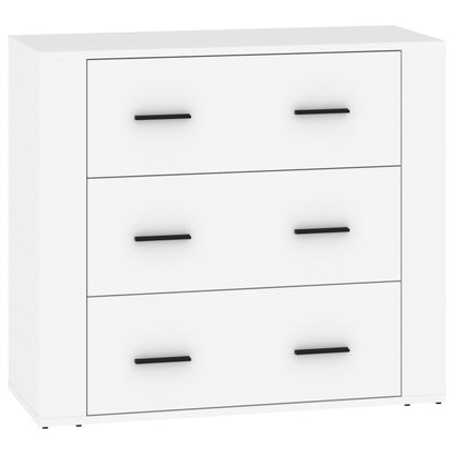Credenze 3 pz Bianco in Legno Multistrato | homemem39