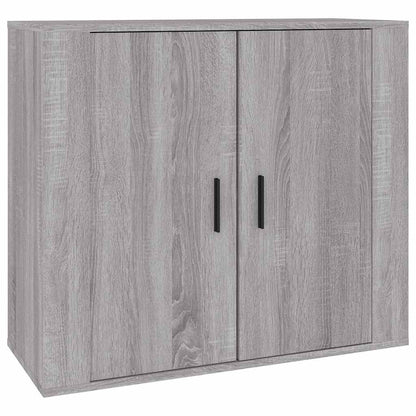 Credenze 3 pz Grigio Sonoma in Legno Multistrato | homemem39