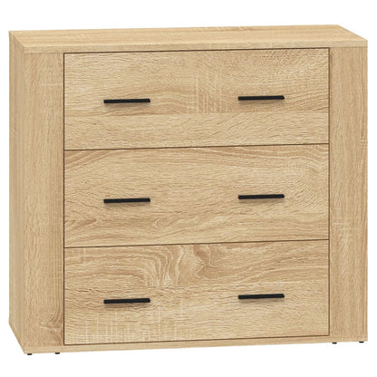 Credenze 2 pz Rovere Sonoma in Legno Multistrato | homemem39