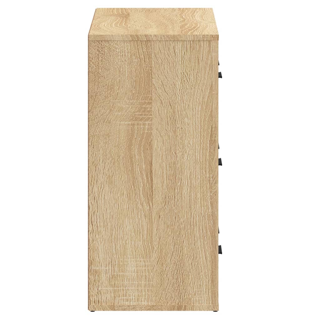 Credenze 2 pz Rovere Sonoma in Legno Multistrato | homemem39