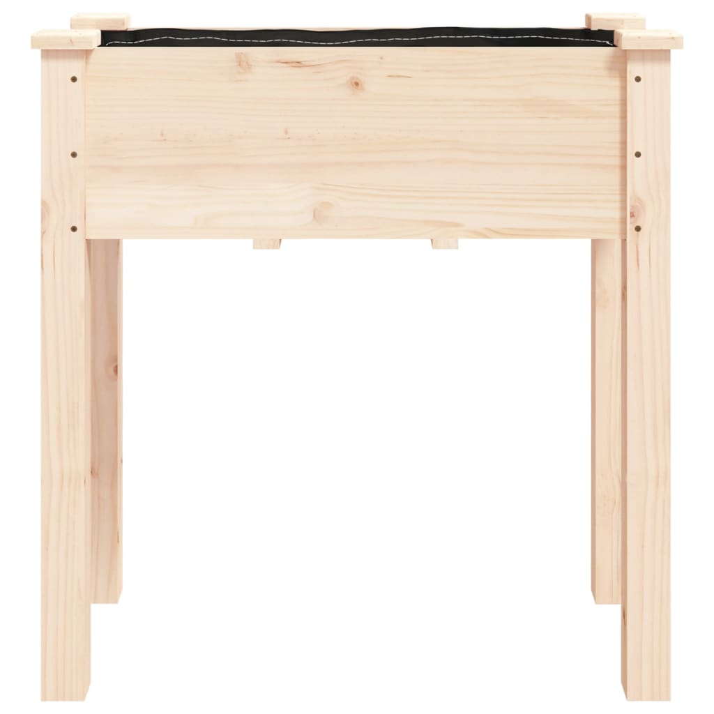 Fioriera con Fodera Legno Massello di Abete