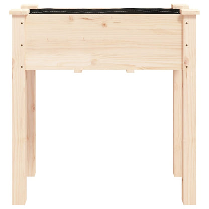 Fioriera con Fodera Legno Massello di Abete