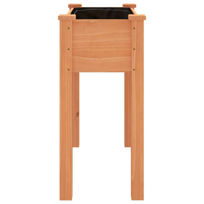 Fioriera con Fodera Marrone 71x37x76 cm Legno Massello di Abete | homemem39