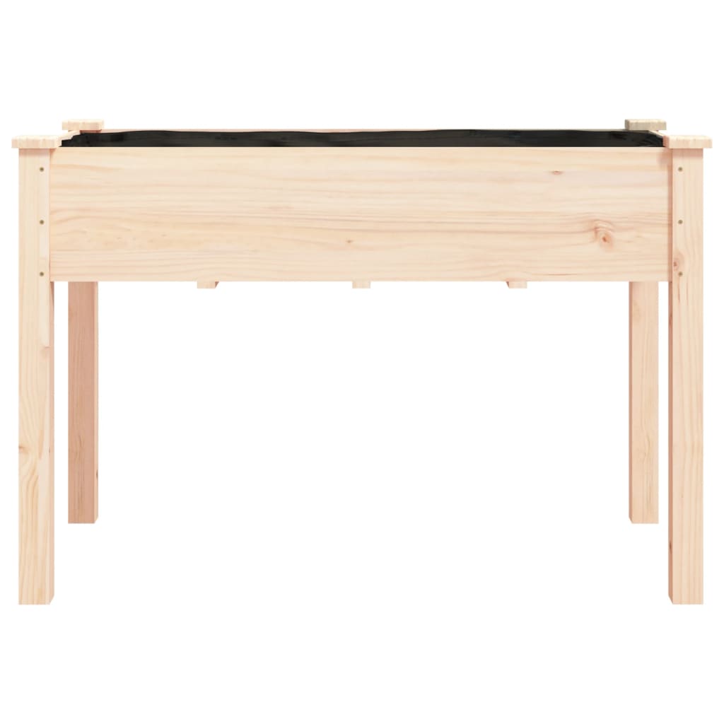 Fioriera con Fodera Legno Massello di Abete