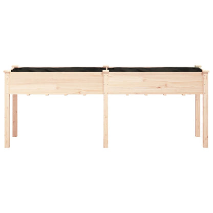 Fioriera con Fodera Legno Massello di Abete