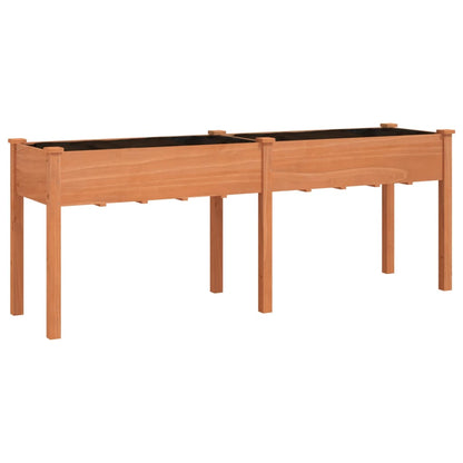 Fioriera con Fodera Legno Massello di Abete