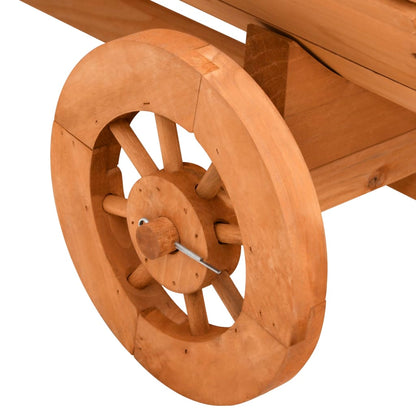 Carro Decorativo 70x43x54 cm in Legno Massello di Abete - homemem39