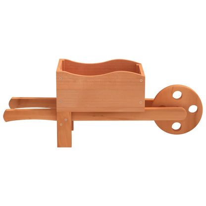 Fioriere a Carriola 2 pz 47x15x19 cm Legno Massello di Abete | homemem39