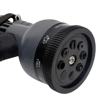 Tubo da Giardino con Ugello Spray Argento 20,6" 22,5 m Acciaio