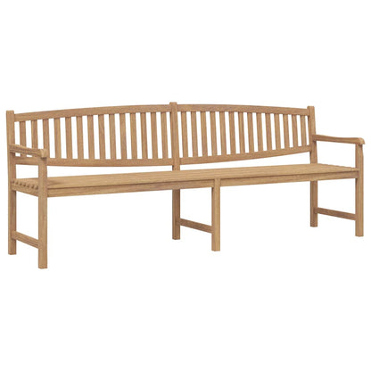 Panca da Giardino 228x59,5x90 cm in Legno Massello di Teak | homemem39