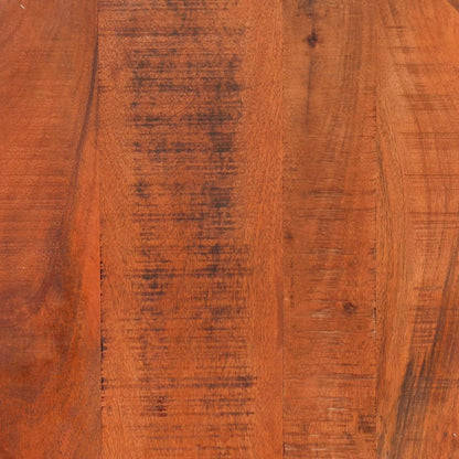 Tavolino da Salotto Ø52x30 cm Legno Grezzo Massello di Mango | homemem39