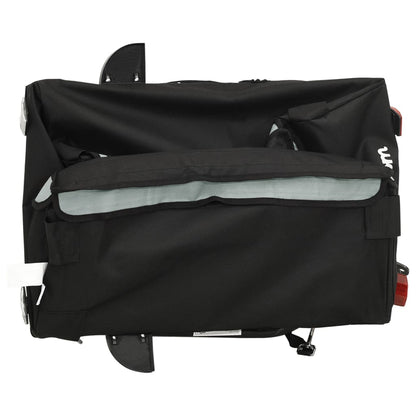 Rimorchio da Bici Nero e Grigio 30 kg in Ferro - homemem39