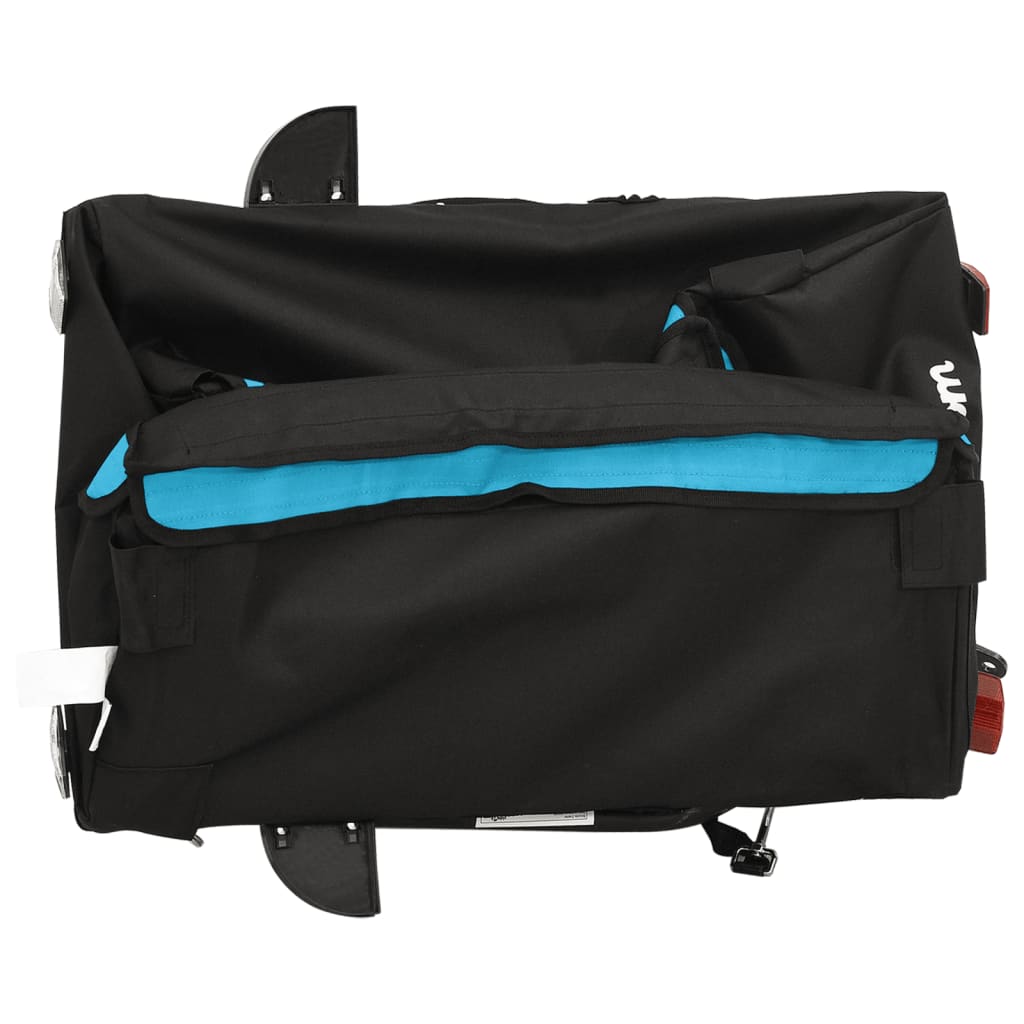 Rimorchio da Bici Nero e Blu 30 kg in Ferro - homemem39