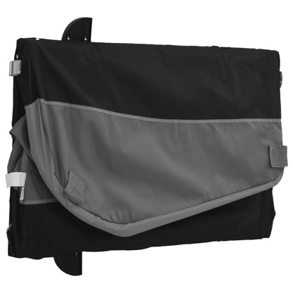 Rimorchio da Bici Nero e Grigio 45 kg in Ferro - homemem39