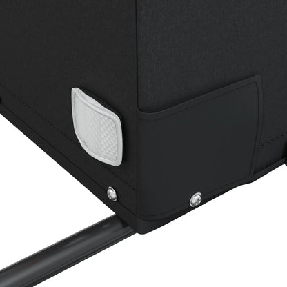 Rimorchio da Bici Nero e Blu 45 kg in Ferro - homemem39