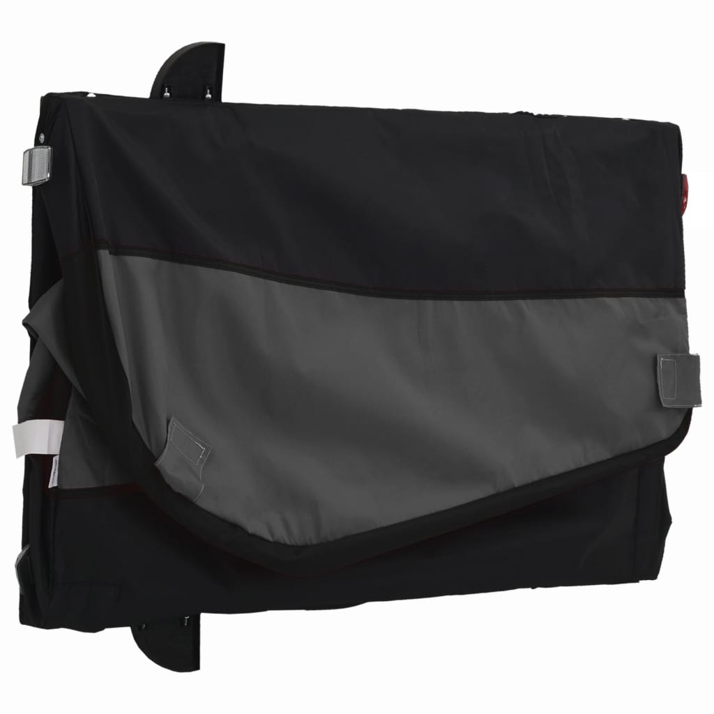 Rimorchio da Bici Nero 45 kg in Ferro - homemem39