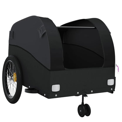 Rimorchio da Bici Nero 45 kg in Ferro | homemem39