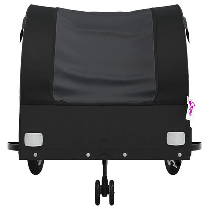 Rimorchio da Bici Nero 45 kg in Ferro | homemem39