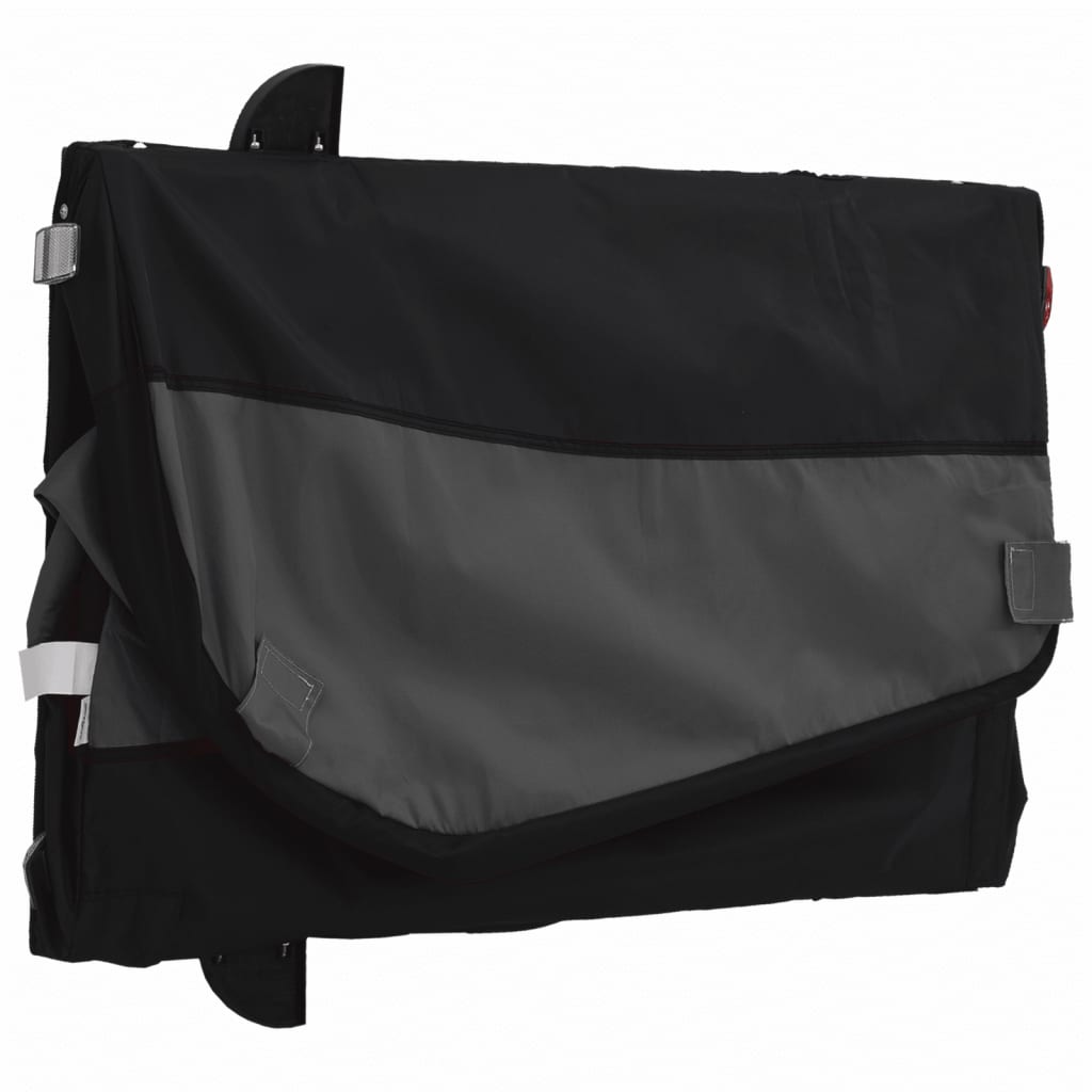 Rimorchio da Bici Nero 45 kg in Ferro | homemem39