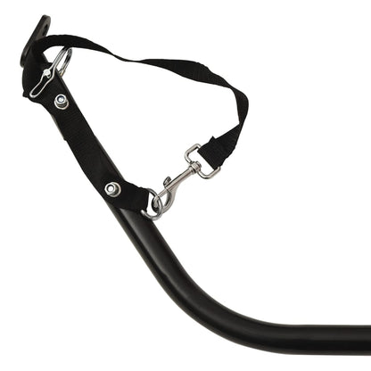 Rimorchio da Bici Nero 45 kg in Ferro | homemem39