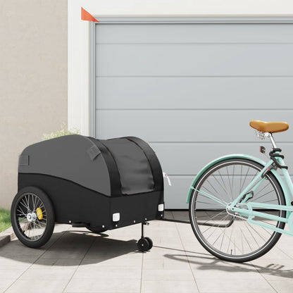 Rimorchio da Bici Nero 45 kg in Ferro | homemem39