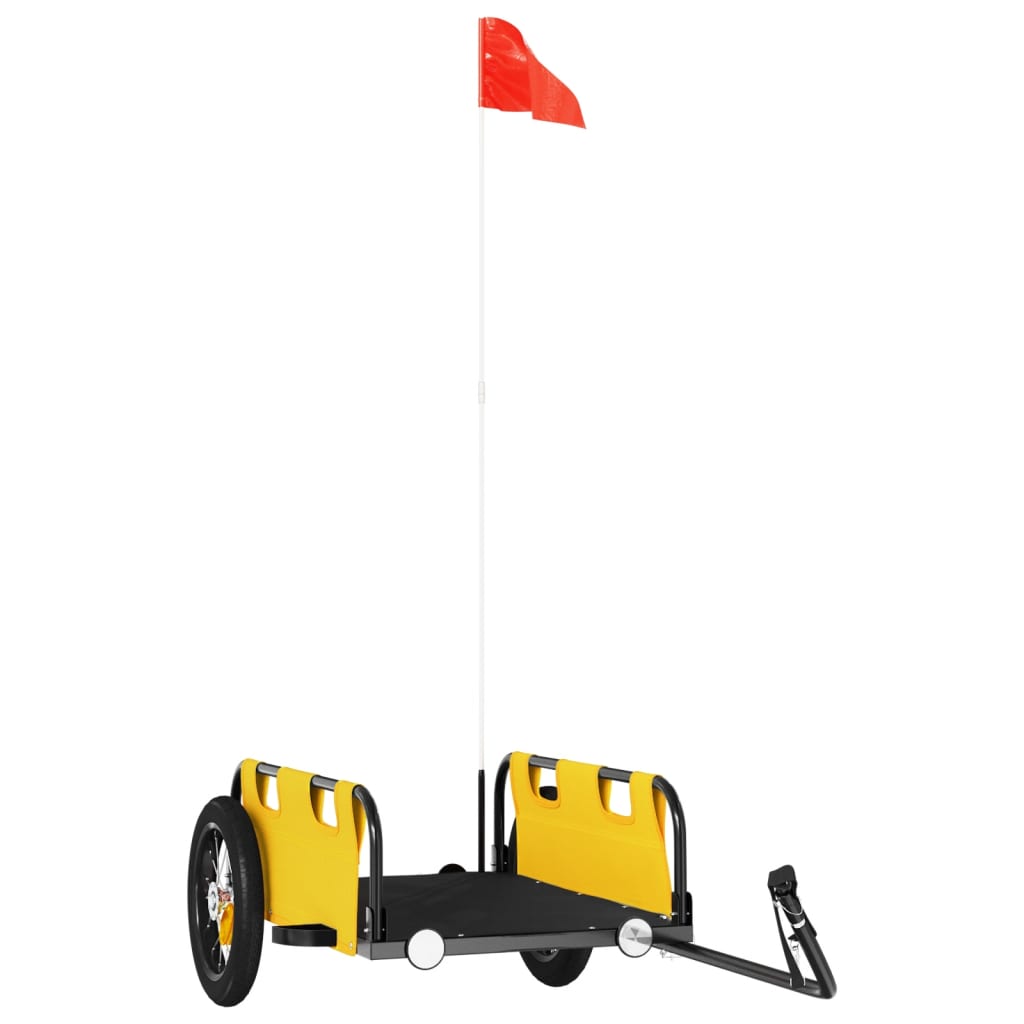 Rimorchio da Bici Giallo Oxford e Ferro - homemem39