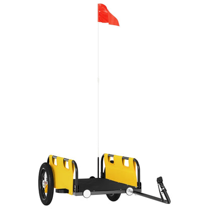 Rimorchio da Bici Giallo Oxford e Ferro - homemem39