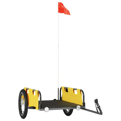 Rimorchio da Bici Giallo Oxford e Ferro - homemem39