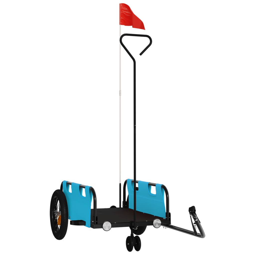 Rimorchio da Bici Blu Oxford e Ferro | homemem39