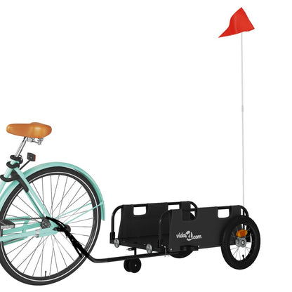 Rimorchio da Bici Nero Oxford e Ferro | homemem39