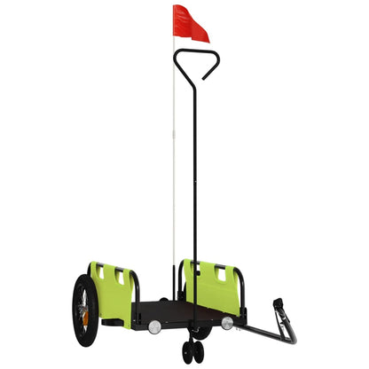 Rimorchio da Bici Verde Oxford e Ferro | homemem39