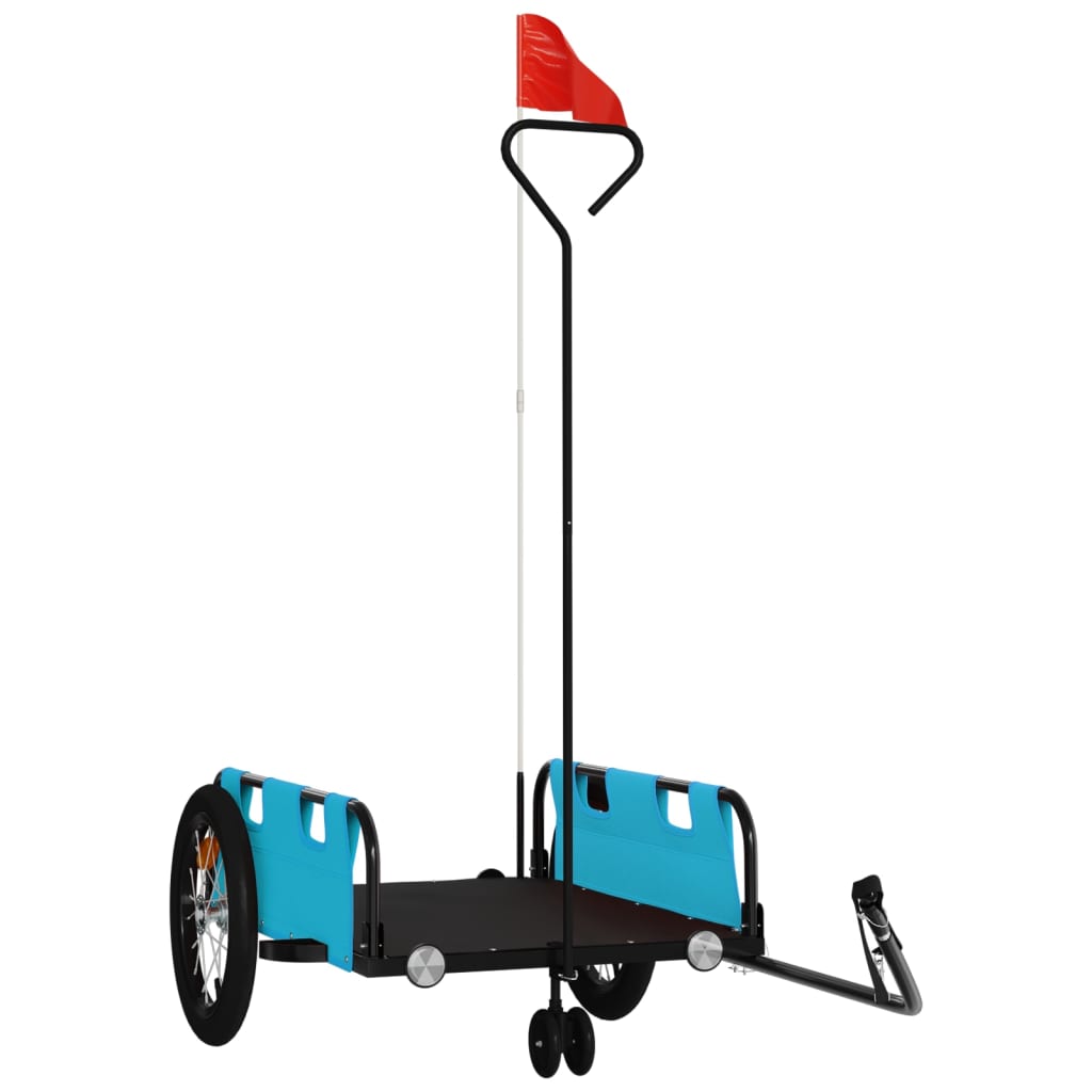 Rimorchio da Bici Blu Oxford e Ferro | homemem39
