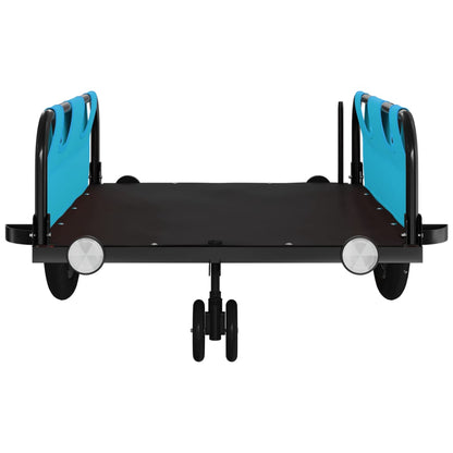 Rimorchio da Bici Blu Oxford e Ferro | homemem39
