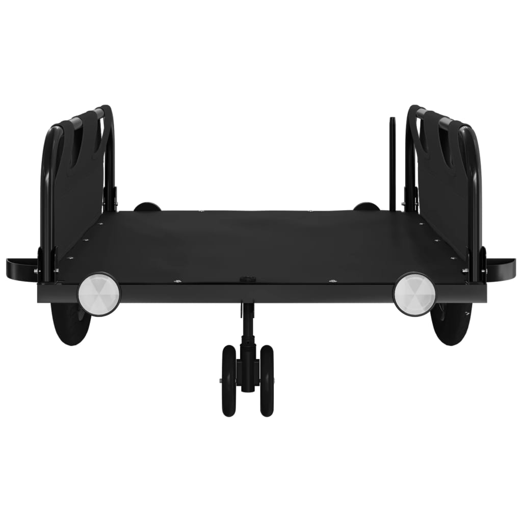 Rimorchio da Bici Nero Oxford e Ferro | homemem39