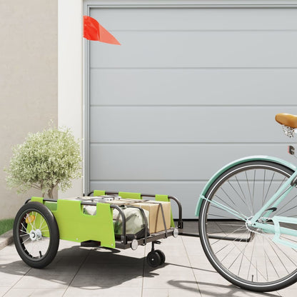 Rimorchio da Bici Verde Oxford e Ferro | homemem39
