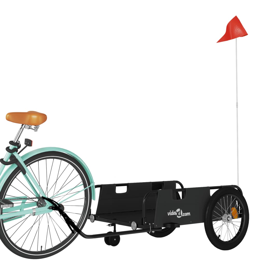 Rimorchio da Bici Nero Oxford e Ferro | homemem39