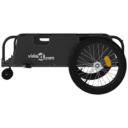 Rimorchio da Bici Nero Oxford e Ferro | homemem39