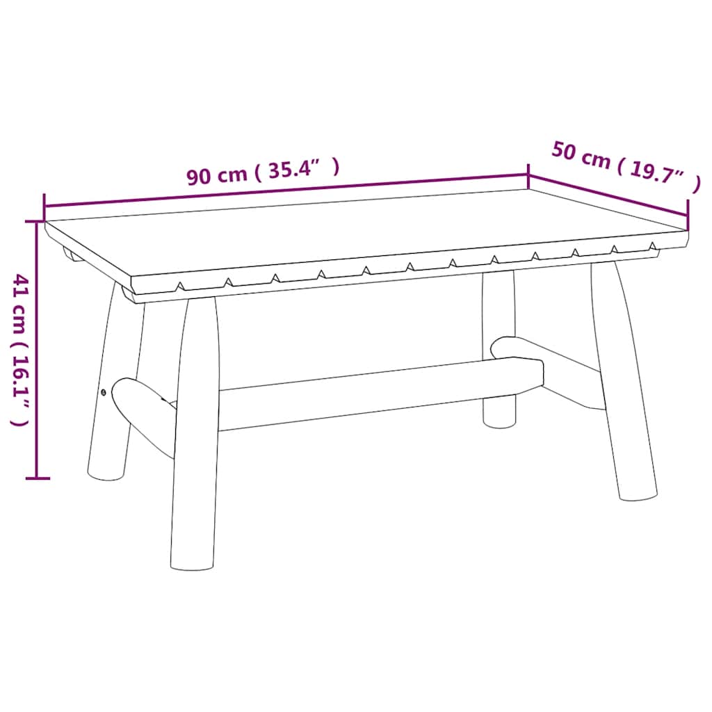 Set Divani da Giardino 5 pz in Legno Massello di Abete | homemem39