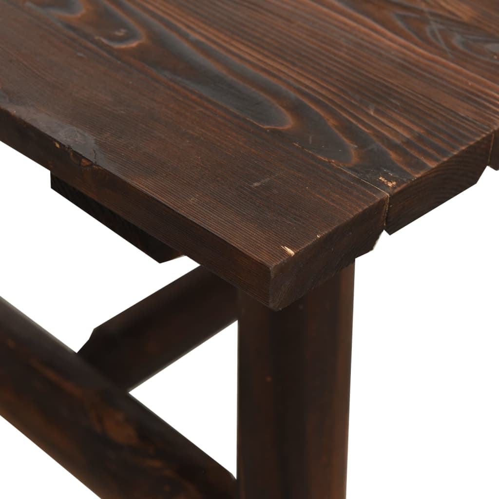 Set Divani da Giardino 3 pz in Legno Massello di Abete | homemem39