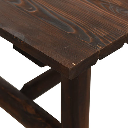 Set Divani da Giardino 3 pz in Legno Massello di Abete | homemem39