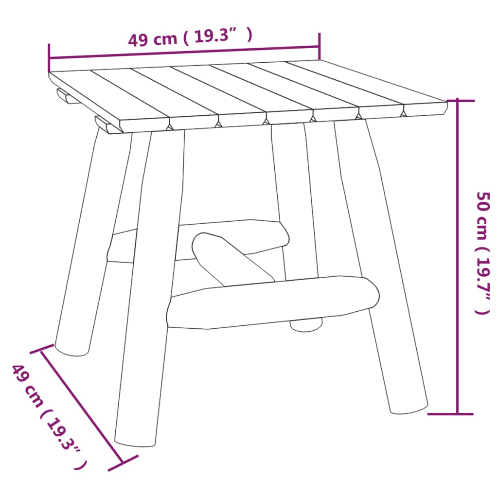 Set Divani da Giardino 3 pz in Legno Massello di Abete | homemem39