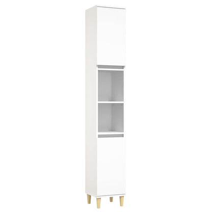 Set Mobili da Bagno 3 pz Bianco in Legno Multistrato | homemem39