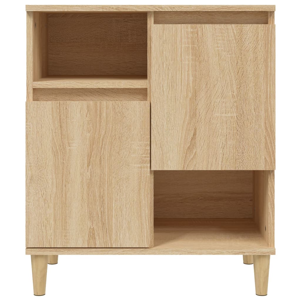 Credenze 2pz Rovere Sonoma 60x35x70 cm in Legno Multistrato